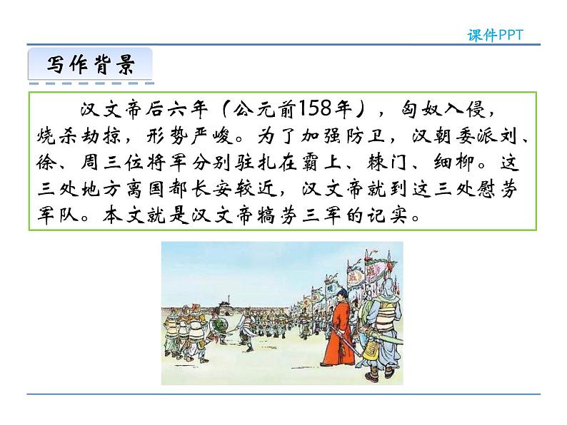 人教部编语文八年级上 23 周亚夫军细柳 课件05