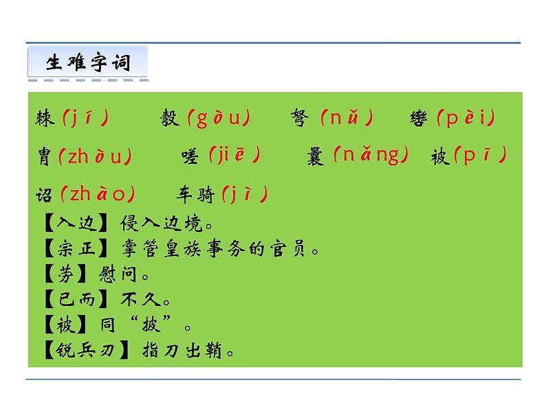 人教部编语文八年级上 23 周亚夫军细柳 课件06