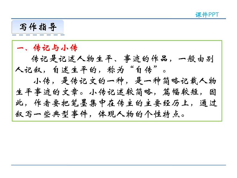 人教部编语文八年级上 第二单元  写作  学写传记 课件04