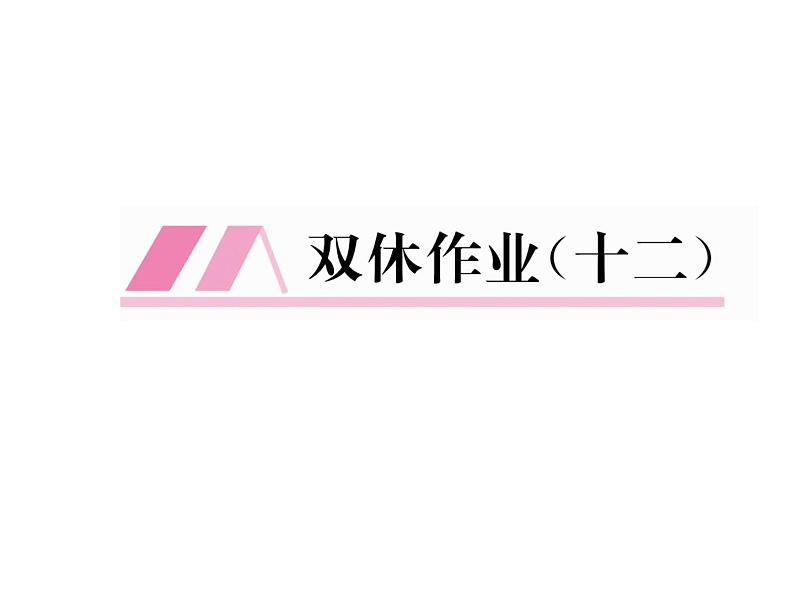 人教部编语文八年级上 名师课件双休作业(12) (共13张PPT)02