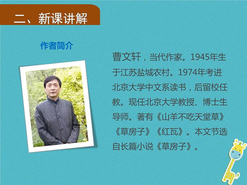 人教部编语文九年级上第16课《孤独之旅》导学课件(教师版)03