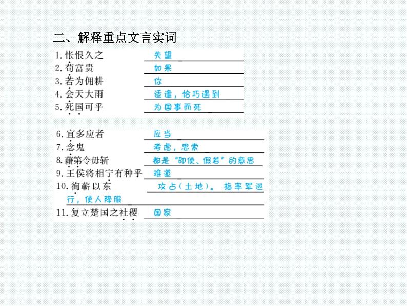 2018年滨州市中考语文一轮复习课件:九上文言文 (共47张PPT)08