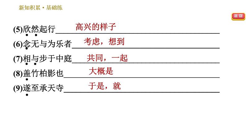 部编版八年级上册语文习题课件 第3单元 11 短文二篇第7页