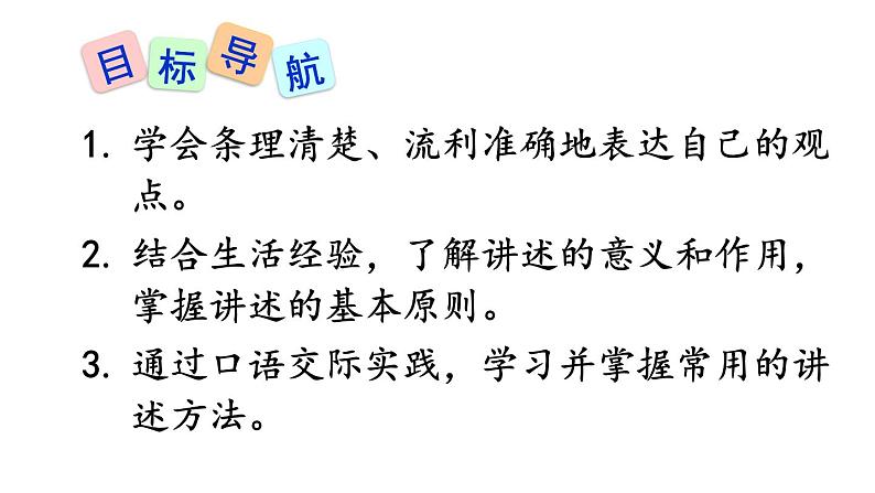 人教版语文八年级上册第一单元口语交际 讲述课件+教案02