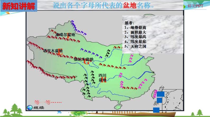 (人教版) 七年级 历史与社会 下册同步教学精品课件 5-2-1 复杂多样的地形08