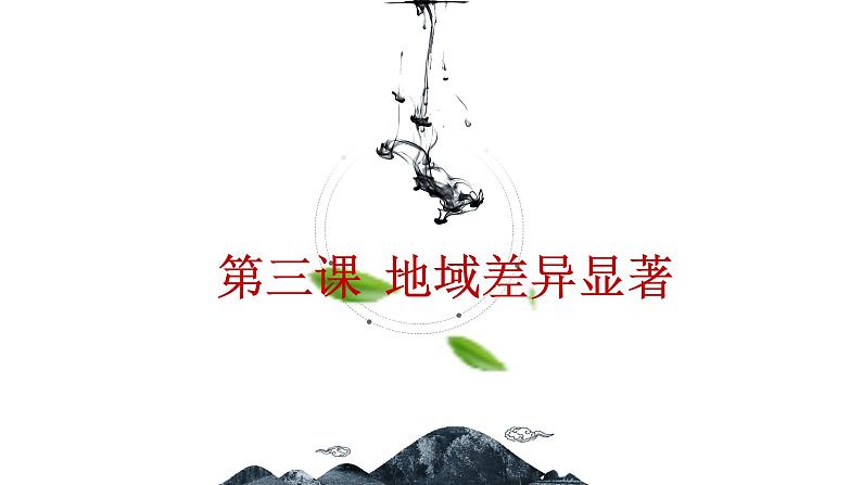 5.3 地域差异显著 同步课件 初中历史与社会人教版七年级下册(2022年)01