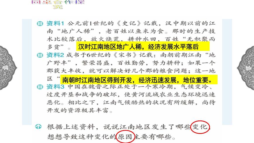 4.1.2 政權(quán)分立與民族交融：東晉南朝政局與江南地區(qū)的開發(fā) 課件 初中歷史與社會人教版八年級上冊（2021年） 第8頁
