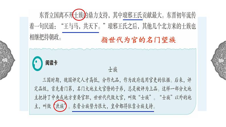 4.1.2 政权分立与民族交融:东晋南朝政局与江南地区的开发 课件 初中历史与社会人教版八年级上册(2021年)第5页
