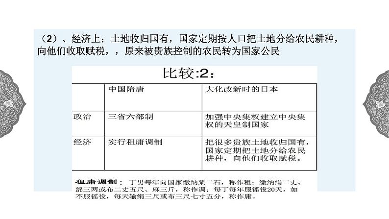 2.3 日本的大化改新 课件 初中历史与社会人教版八年级上册(2021年)(2)第7页