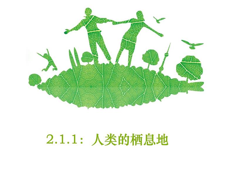2.1.1:人类的栖息地同步教学课件第1页