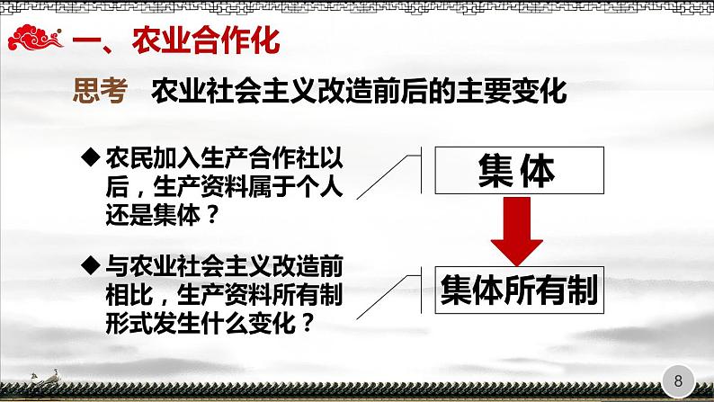 2022-2023学年八年级历史下册人教版课件:第5课 三大改造课件第8页