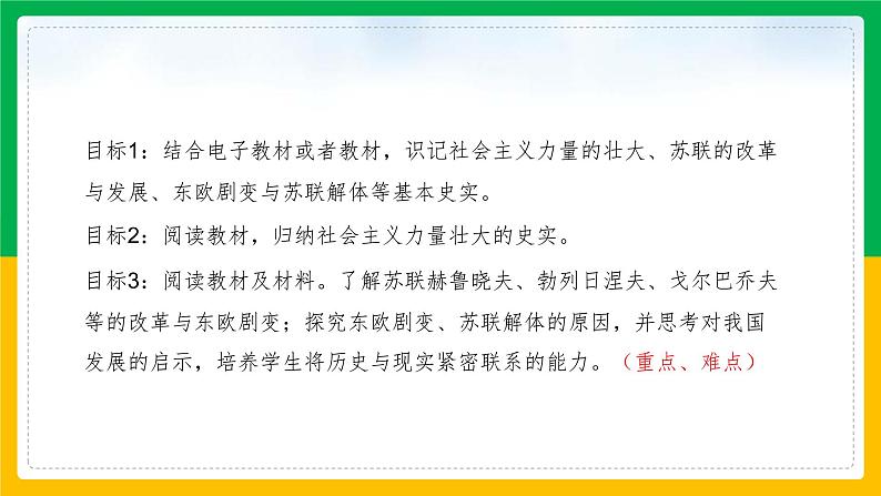 第六单元第三课 社会主义的发展与挫折 课件03