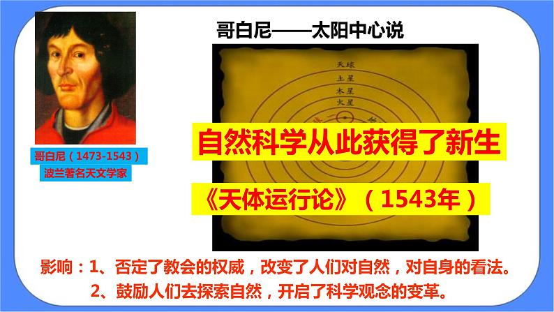 第六单元第一课第二目科学革命(课件导学案)第6页