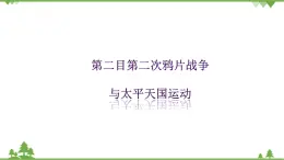 第八单元第一课民族危机与中国人民的英勇抗争第二目第二次鸦片战争与太平天国运动课件