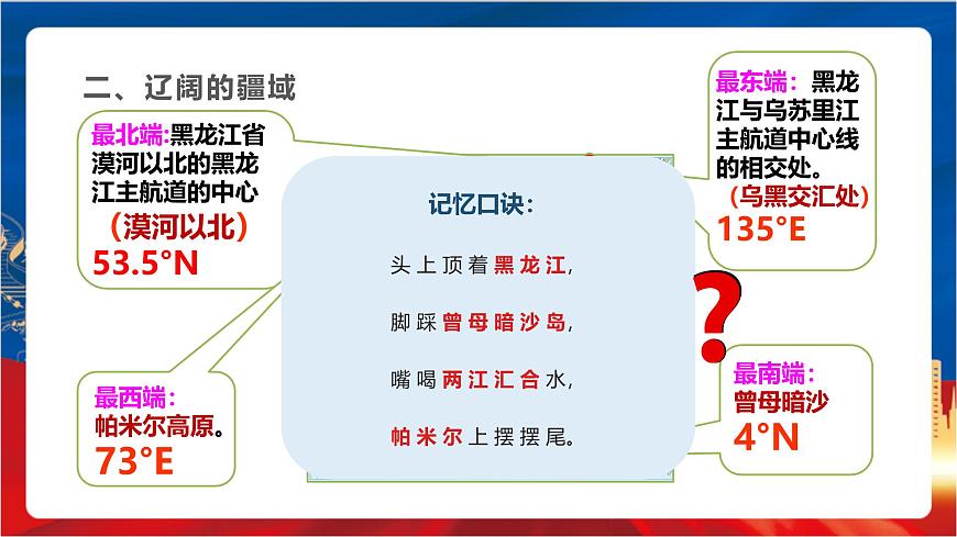 4.1.1《遼闊的疆域》課件-人教版人文地理下冊第7頁