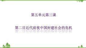 人教版 (新课标)八年级下册近代前夜的危机精品课件ppt