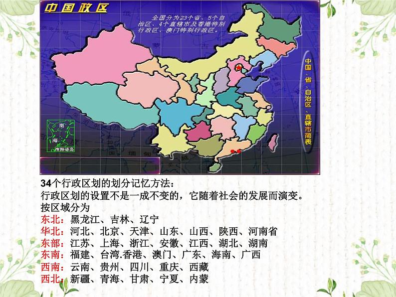 人教版历史与社会七年级下册5.1.2行政区划 课件(19张PPT)第6页