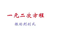 1.3一元二次方程根的判别式-苏科版九年级数学上册课件