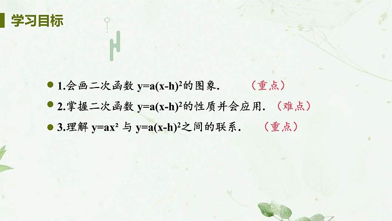 22.1.3课时2 y=a(x-h)2 课件-2021-2022学年人教版九年级数学上册02