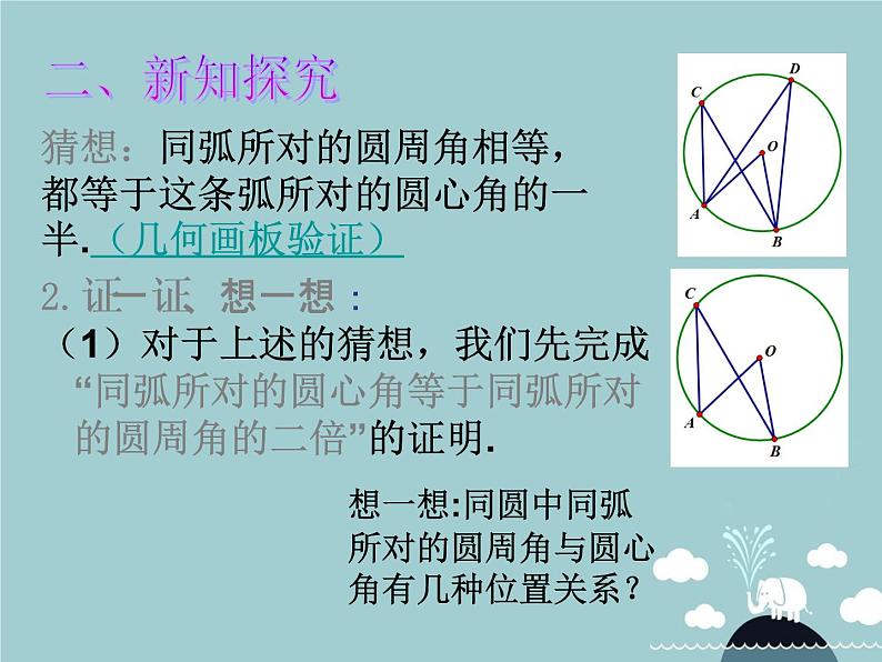 【新课标教案】九年级数学上册 24.1.4 圆周角(第1课时)课件 (新版)新人教版第5页