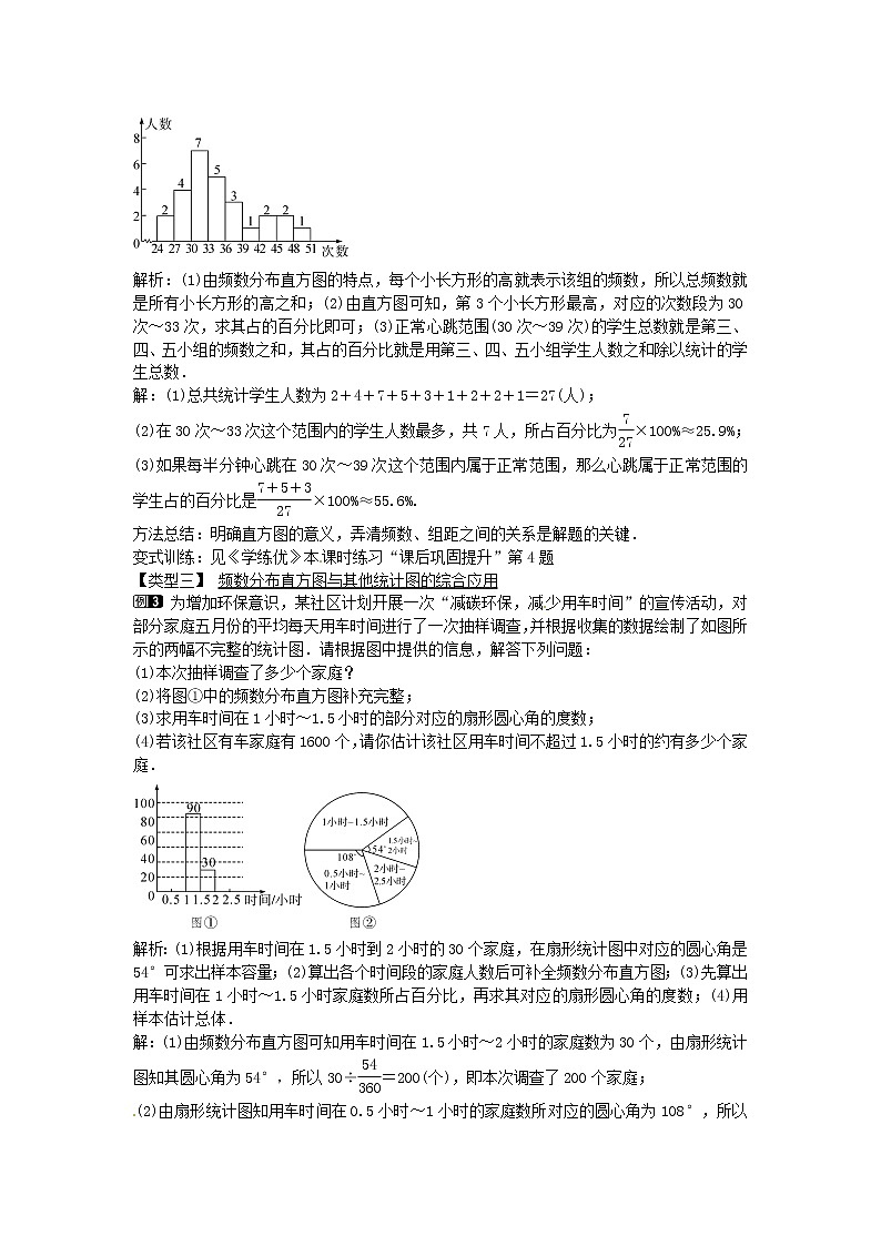 七年级数学下册 10.2 直方图教案 (新版)新人教版02