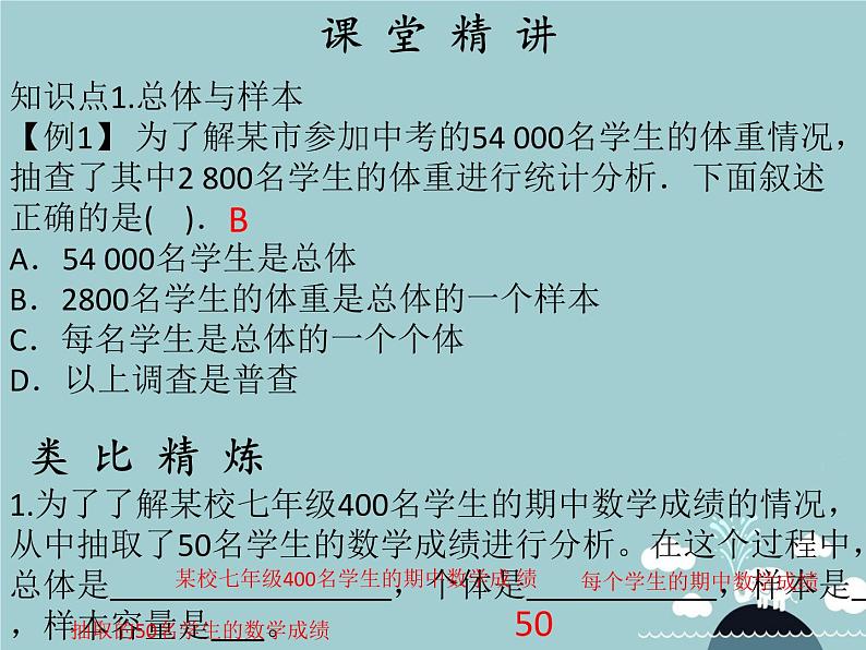 七年级数学下册 第十章 统计调查(第2课时)课件 (新版)新人教版第4页