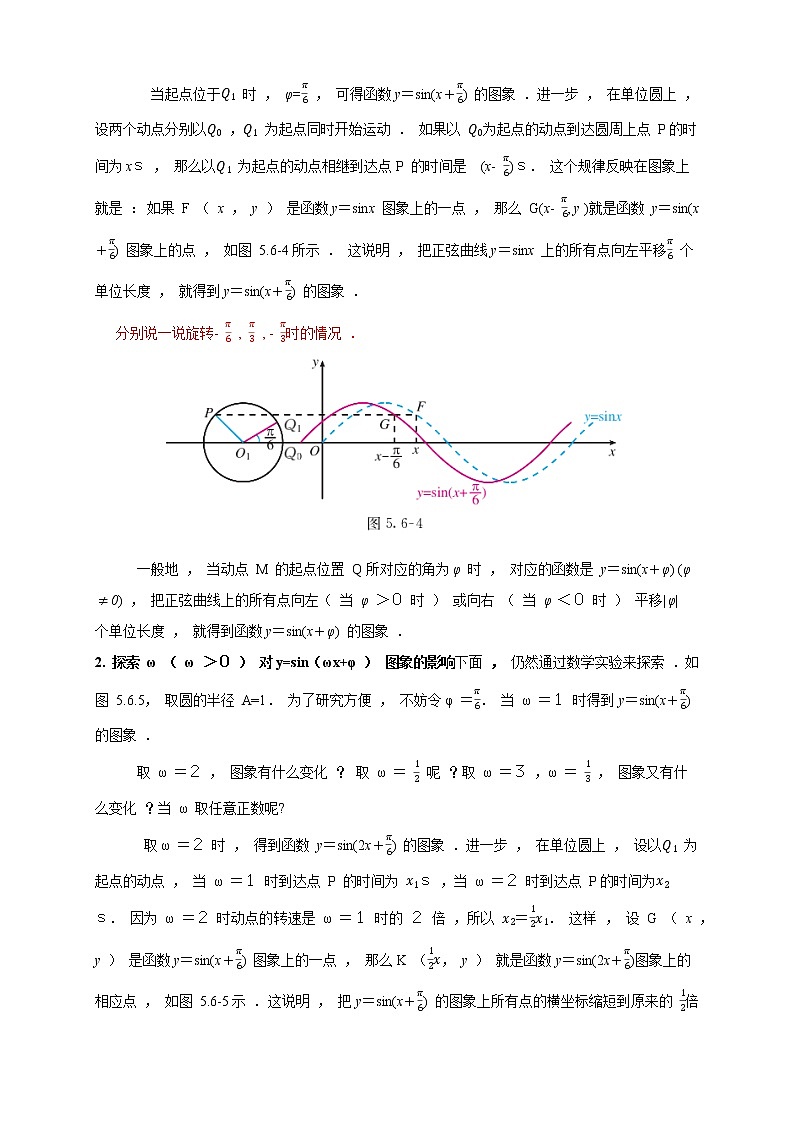 5.6 函数y=Asin(ωχ+φ) 导学案(1)第3页
