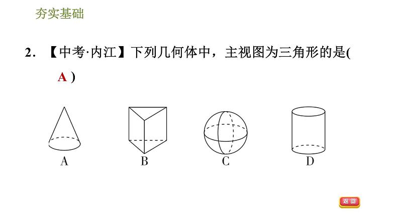 浙教版九年级下册数学课件 第3章 3.2.2旋转体的三视图第5页