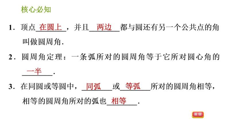 沪科版九年级下册数学课件 第24章 24.3.1 圆周角和圆心角、弧的关系03