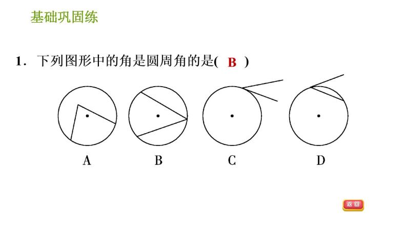 沪科版九年级下册数学课件 第24章 24.3.1 圆周角和圆心角、弧的关系04