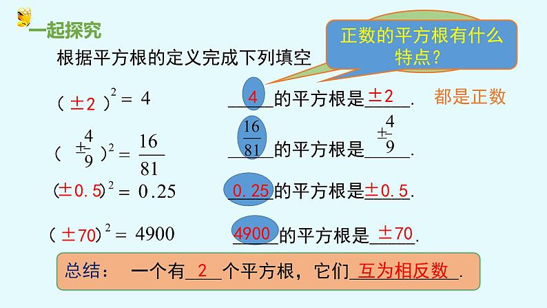 14.1平方根第一课时-冀教版八年级数学上册课件第7页