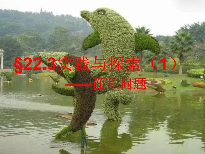 22.3实践与探索(面积问题)-华东师大版九年级数学上册课件(共16张PPT)01