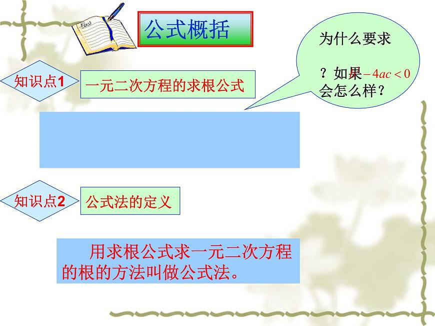 22.2.4一元二次方程的解法(4)公式法第5頁