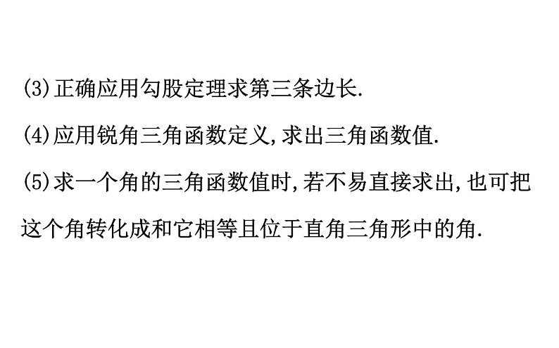 2021-2022学年人教版数学中考专题复习之锐角三角函数课件PPT第8页
