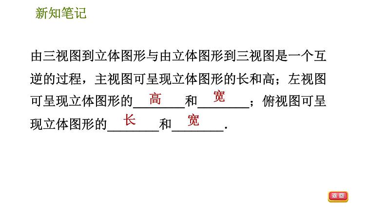 华师版七年级上册数学习题课件 第4章 4.2.2 由视图到立体图形第5页