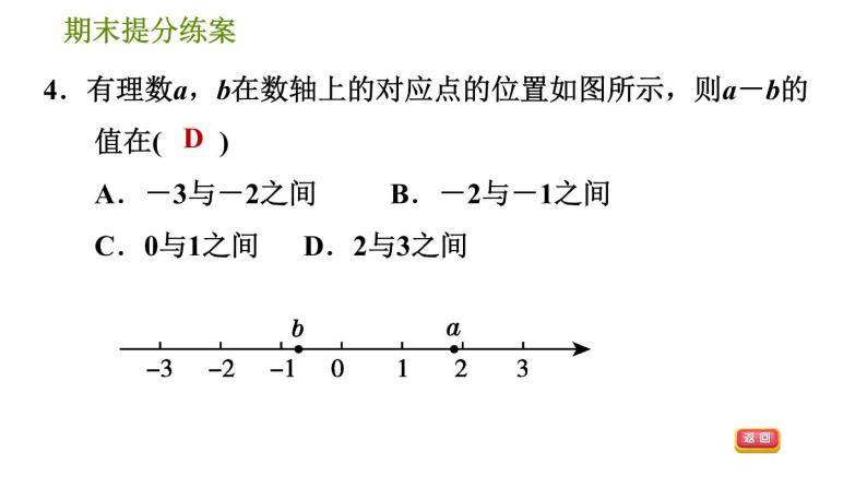 华师版七年级上册数学习题课件 期末提分练案 第2课时　有理数的运算07