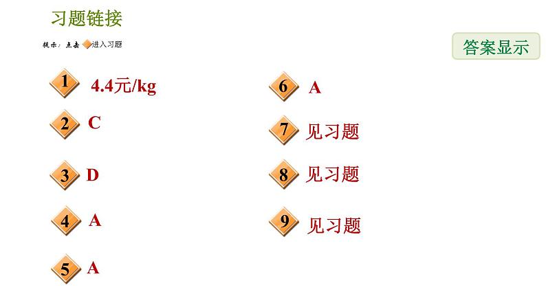 北师版八年级上册数学习题课件 第6章 全章热门考点整合专训第2页
