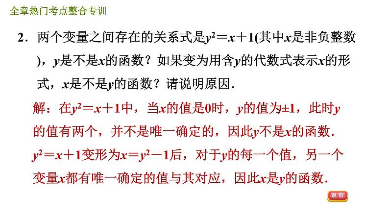 北师版八年级上册数学习题课件 第4章 全章热门考点整合专训第5页