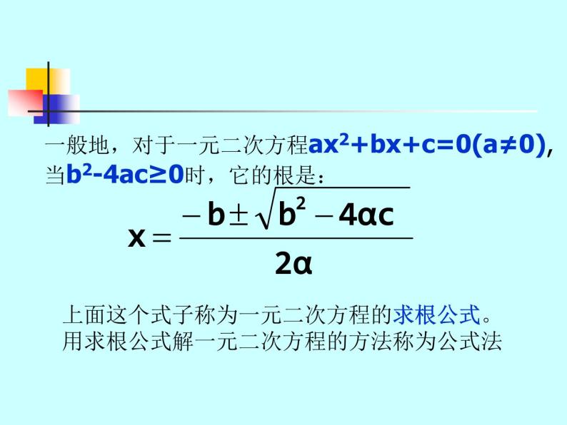 北师大版九年级上册第二单元3_公式法_课件06