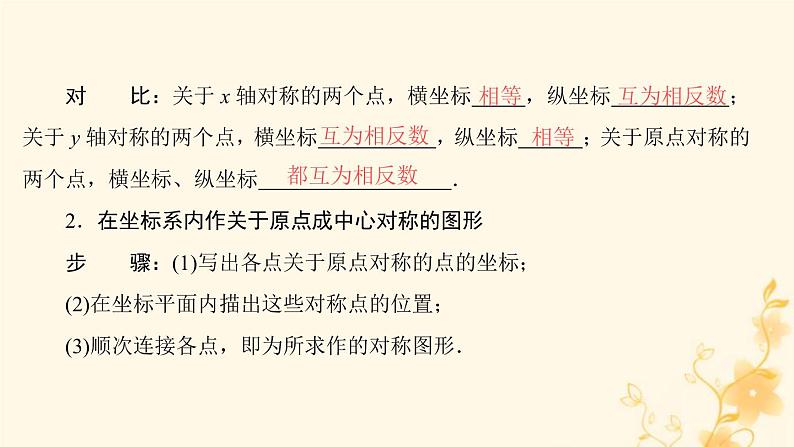 2021-2022学年人教版数学九年级上册23.2.3 关于原点对称的点的坐标课件PPT04