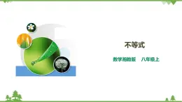 湘教版數(shù)學(xué)八年級(jí)上冊(cè)  4.1不等式(課件+教案+練習(xí)）