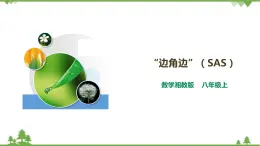 湘教版數(shù)學(xué)八年級(jí)上冊(cè)  2.5.2“邊角邊”（SAS）（課件+教案+練習(xí)）