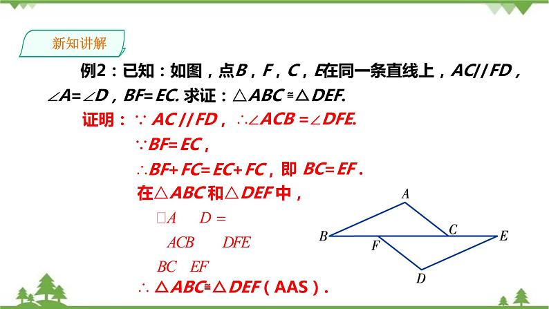 湘教版数学八年级上册 2.5.4“角角边”(AAS)(课件+教案+练习)08