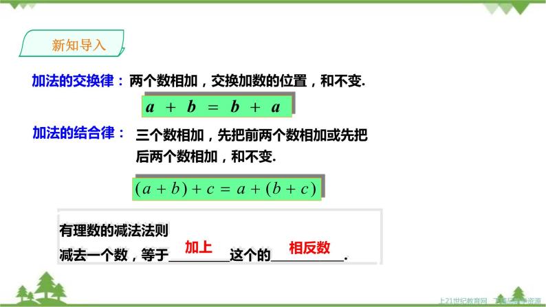 湘教版数学七年级上册  1.4.2有理数的减法2（课件+教案+练习）02