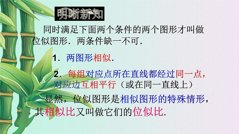 青岛版九年级上册数学 图形的相似《图形的位似》课件03