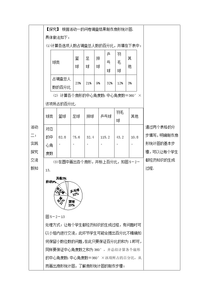 沪科版初中数学七年级上册  5.2 数据的整理 教案03