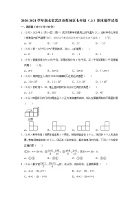 2020-2021学年湖北省武汉市蔡甸区七年级（上）期末数学试卷