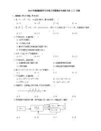 2019年浙教版数学七年级上学期期末专项复习卷（三）实数