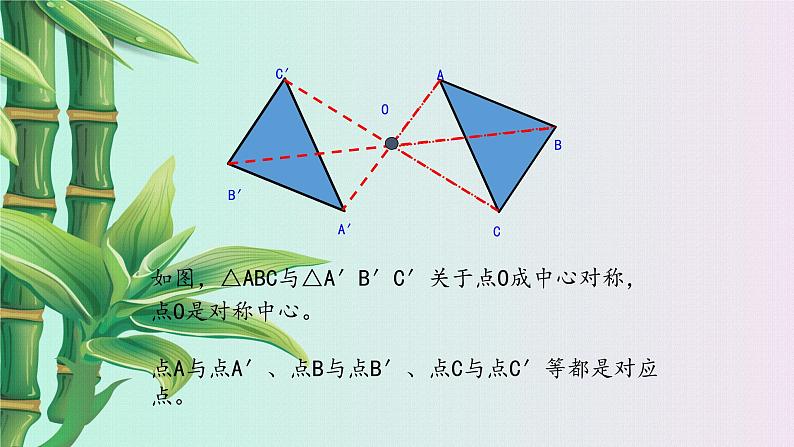 鲁教版(五四制)八年级上册数学第四章 图形的平移与旋转《 中心对称》课件07