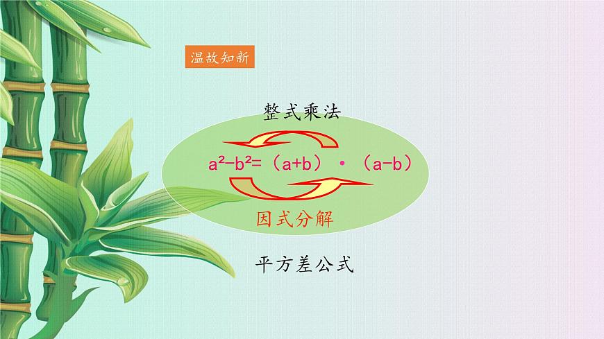 魯教版(五四制)八年級上冊數(shù)學(xué)第一章因式分解《 公式法》課件第4頁